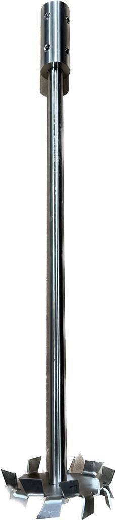 Agitador Cowles 135mm Com Haste 22,2 x 750mm Inox 304 Agitador Cowles 135mm Com Haste 22,2 x 750mm Inox 304