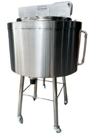 Tanque Encamisado com Aquecimento e  Agitador 200L Inox 304 com motoredutor