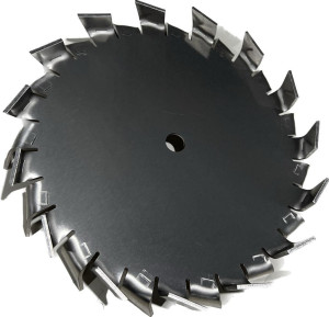 Hélice Cowles 250mm Espessura 3mm Furo Central 16mm  Inox 304 