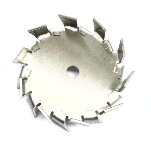 Hélice Cowles 150mm Espessura 3mm Furo Central 16mm  Inox 304