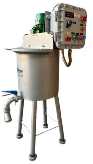 Tanque Dispersor 80L Inox 304 Motor 3cv 220/380V Trif. (Area classificada Zona 01 Grupo: IIC) adequado Nr10/Nr12