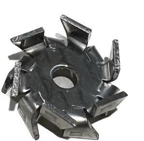 Hélice Cowles 30mm Espessura 1,5 mm Furo Central 6 mm Inox 304