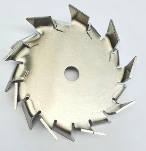 Hélice Cowles 135mm Espessura 2,5mm Furo Central 10mm  Inox 304