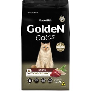 Ração Seca Golden Gatos Adultos Castrados 10,1kg