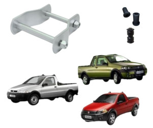 Jumelo Completo Traseiro Fiat Strada / Doblo / Fiorino
