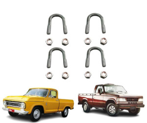 Kit com 4 Grampos Da Bandeja Inferior A10 C10 D10 D20 Completo