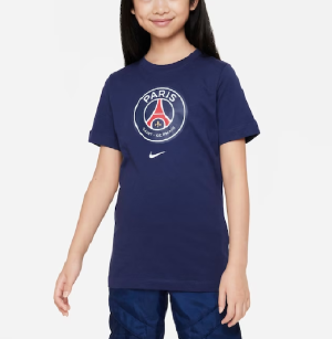 CAMISA NIKE MASCULINA INFANTIL PSG CREST FD2489 MH 410