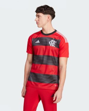 CAMISA ADIDAS MASCULINA FLAMENGO 1 VM/PR/BR