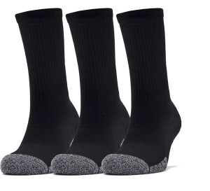 MEIA UNDER ARMOUR 3 PARES CANO LONGO PR/GF 001