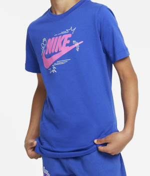 CAMISA NIKE MASCULINA INFANTIL SPORTSWEAR FD3188 AZ/RS 480