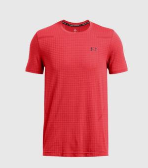 CAMISA UNDER ARMOUR MASCULINA MANGA CURTA SEAMLESS GRID 1376921 VM/PR