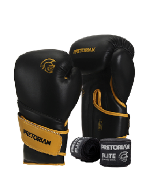 LUVA PRETORIAN KIT BOXE ELITE 200R05028 PR/DR