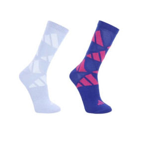 MEIA ADIDAS CANO ALTO 3 PARES MH/RS/AZ/BR