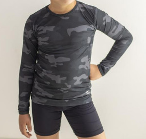 CONJUNTO GINGA PRAIA INFANTIL MASCULINO MANGA LONGATERMICO 60.100 EST 24