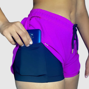 SHORT NC EXTREME FEMININO CORREDOR RX/PT