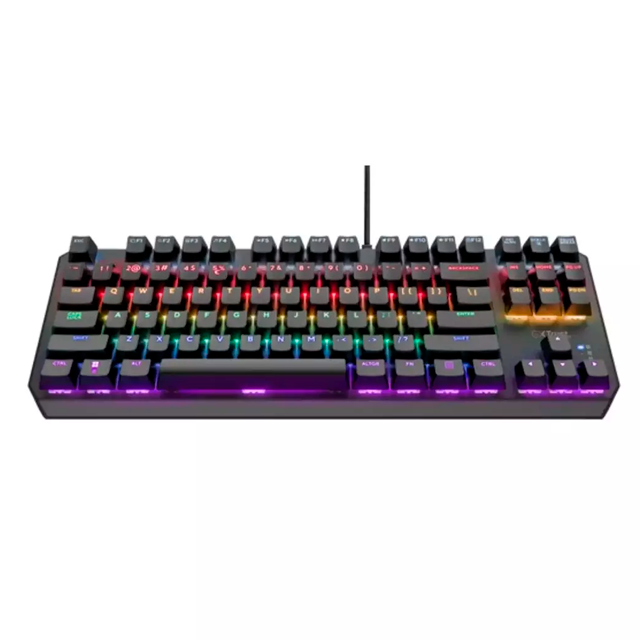 Teclado Mecánico Trust GXT 834 Callaz TKL Retroiluminado Español