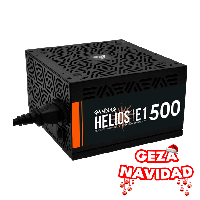 NAVIDAD Fuente Gamdias HELIOS E1-500 500W 80% Efficiency 2x PCI-E 6+2
