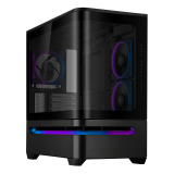 Gabinete ASUS PRIME AP202 Templado Black USB-C 3x12cm ARGB