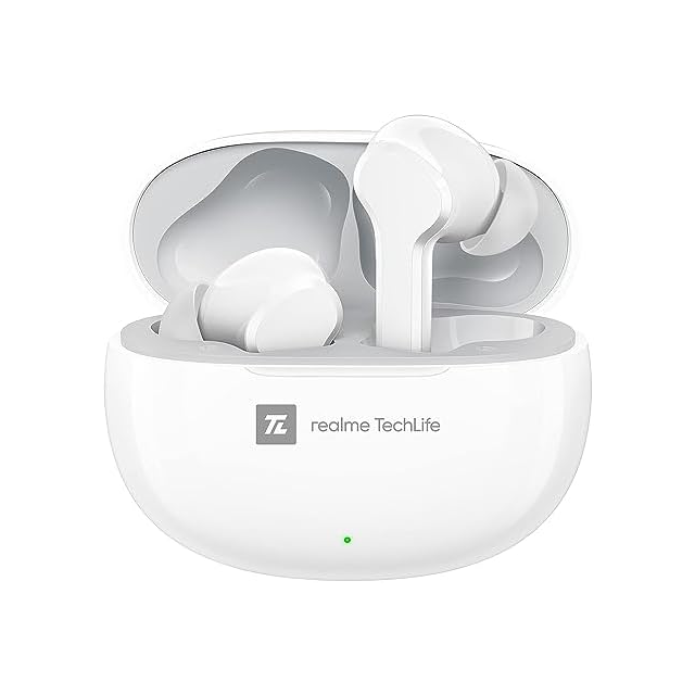 Auriculares Xiaomi Realme Techlife Buds T100 White Bluetooth