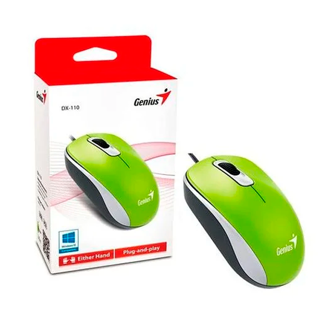 Mouse Genius DX-120 Green USB