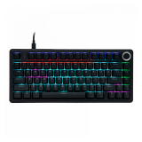 Teclado Aula F75 Wired Negro Mecánico 75% Rainbow RGB Switch Red Inglés