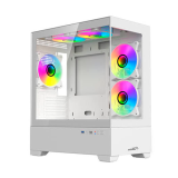 Gabinete Sentey H30 GS-6130 White Templado 5x12cm ARGB