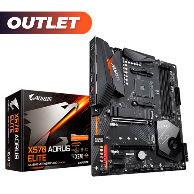 OUTLET Mother GIGABYTE X570 AORUS ELITE WIFI (2DA/3ERA/4TA/5TA GEN)