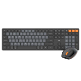 KIT TECLADO Y MOUSE FANTECH GO POP WK895 BLACK WIRELESS BLUETOOTH