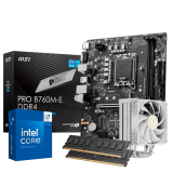 Combo Actualización PC Intel Core I7 14700KF + B760 + 32GB DDR5 (2X16GB) + Fan Gamdias E2