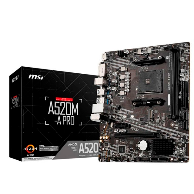 Mother MSI A520M-A PRO AM4 (3ERA/4TA/5TA GEN)