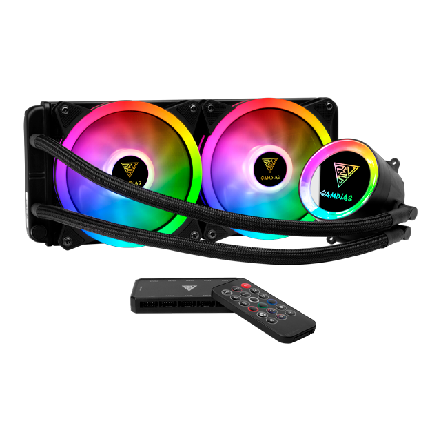 Cooler CPU Watercooler Gamdias Chione M2-240R 240mm ARGB Control Remoto