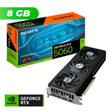 Placa de Video Gigabyte NVIDIA GeForce RTX 5060 EAGLE MAX OC 8Gb GDDR7
