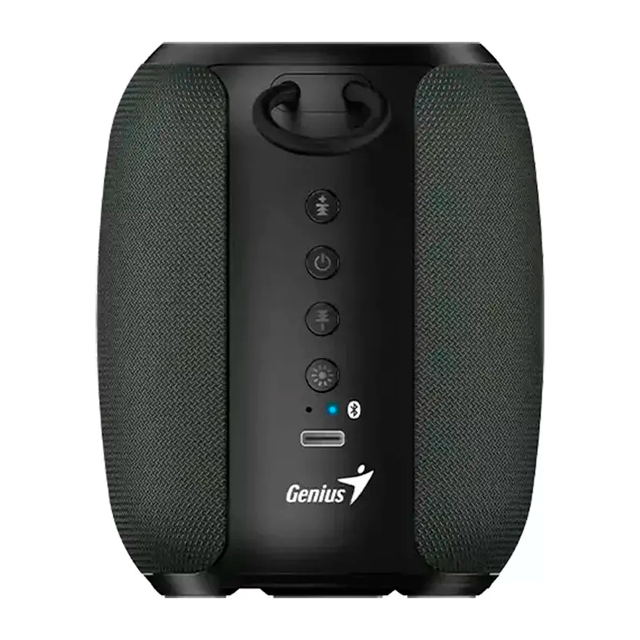 Parlante Genius SP-915BT RGB Gray Portatil Bluetooth Bateria 6 horas USB C