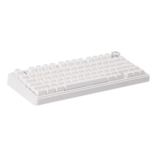 Teclado Aula F75 Wired Blanco Mecánico 75% Rainbow RGB Switch Red Inglés