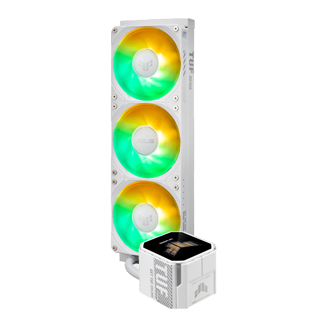 Cooler CPU Watercooler ASUS TUF GAMING LC III 360 ARGB LCD White 360mm LGA1200/LGA1700/LGA1851/AM4/AM5