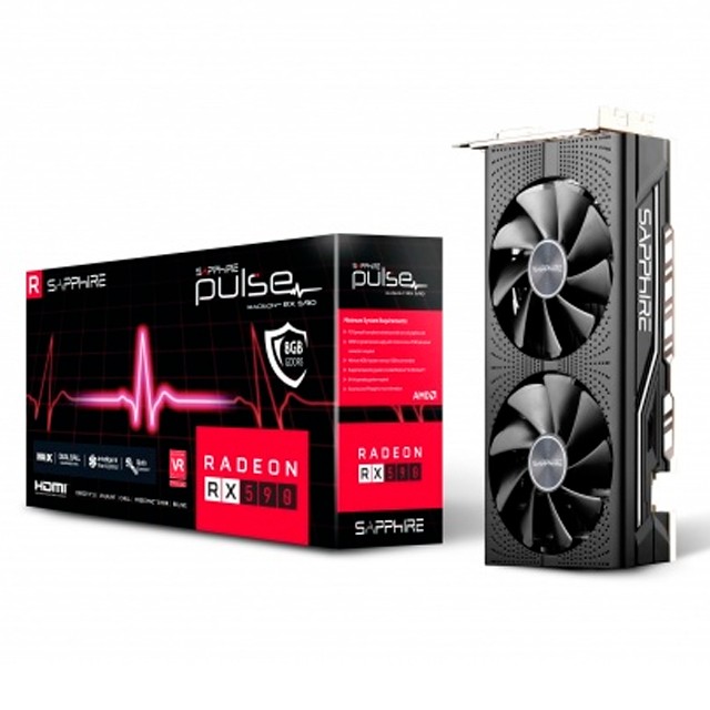 Placa de Video Sapphire Radeon RX 590 Pulse 8Gb GDDR5 Gezatek