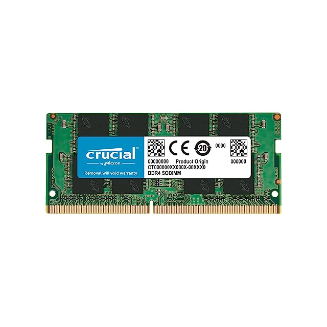 Memoria RAM Crucial 16GB DDR4 SODIMM 3200Mhz NOTEBOOK