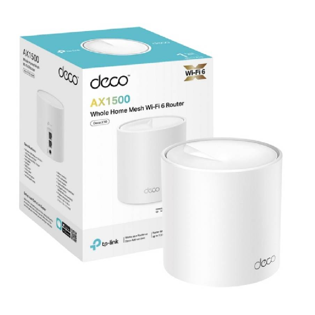 Sistema WiFi Mesh TP-Link Deco X10 Pack X1 AX1500 WiFi 6 Dual Band Gigabit