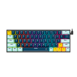 TECLADO FANTECH ATOM63 MK874V2 RGB MORI BLUE MECÁNICO MINI 60% SWITCH ROSIE