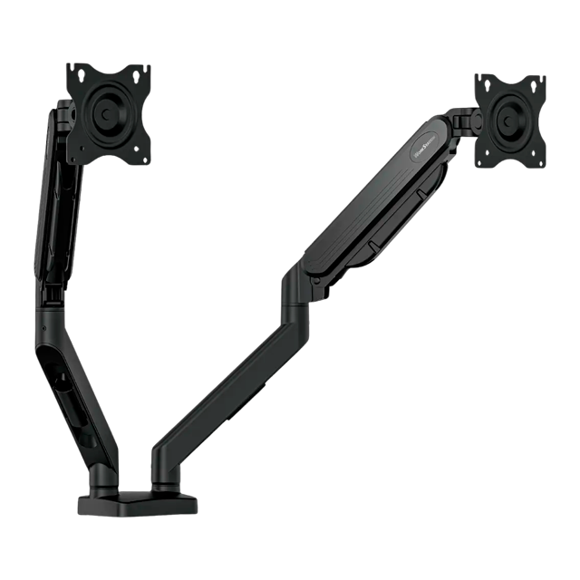 SOPORTE MONITOR FANTECH PROMOUNT MBD1 BLACK A GAS DOBLE BRAZO HASTA 32'' VESA