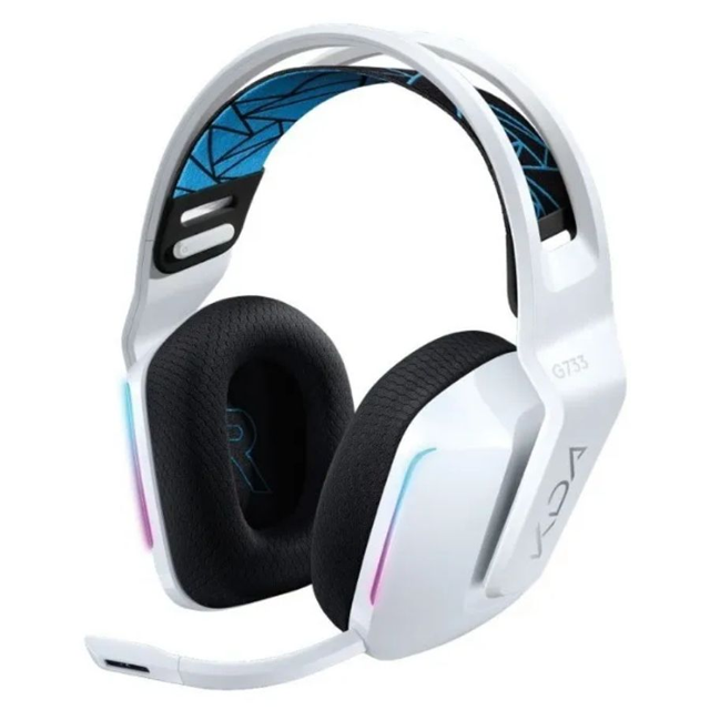 Auriculares Logitech G733 Lightspeed White RGB Wireless Gaming Headset PC -  Gezatek Computación