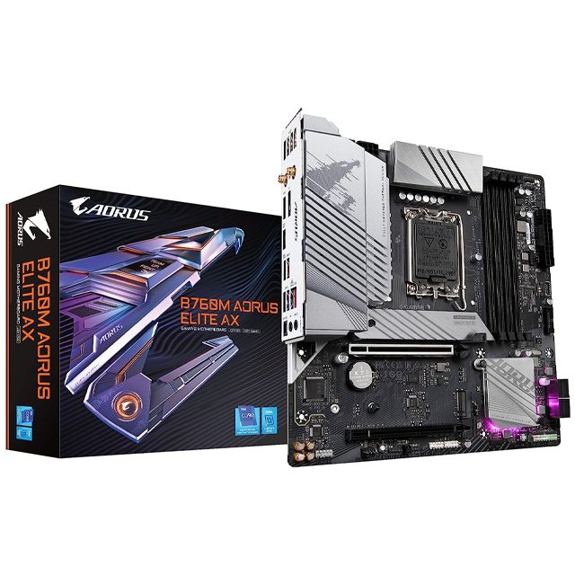 Mother Gigabyte B760M AORUS ELITE AX (12/13/14va Gen) LGA1700