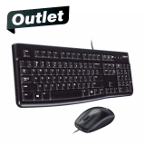 OUTLET Kit Teclado y Mouse Logitech MK120 Cableado