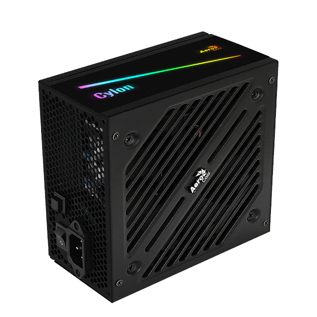Fuente Aerocool Cylon 600W RGB 80 Plus Bronze
