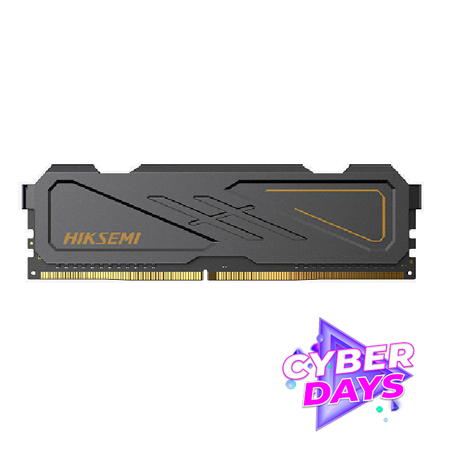 CYBER DAYS Memoria RAM Hiksemi 8GB DDR4 3200Mhz Armor Black