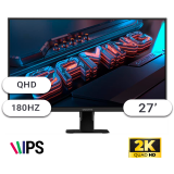 Monitor Gamer Gigabyte GS27QA 27 IPS QHD 2K 180Hz 1Ms HDMI/DP