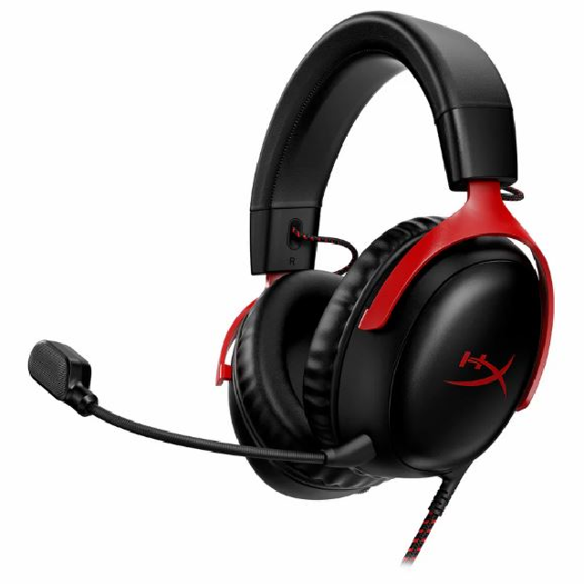 Auriculares HyperX Cloud III Red PC/PS4/PS5/XBOX/Switch