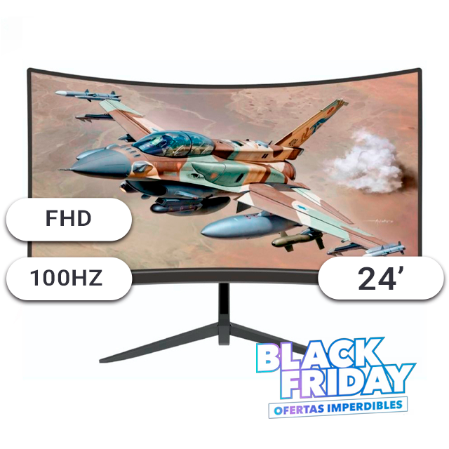 BLACK FRIDAY Monitor Gamer Solarmax SX24C7 24 100Hz Curvo