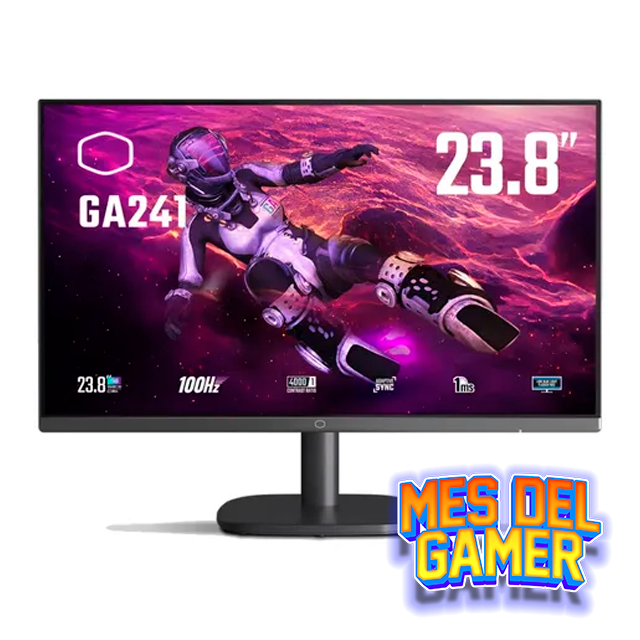 MES GAMER Monitor Gamer Cooler Master GA241 24  100Hz 1Ms VA