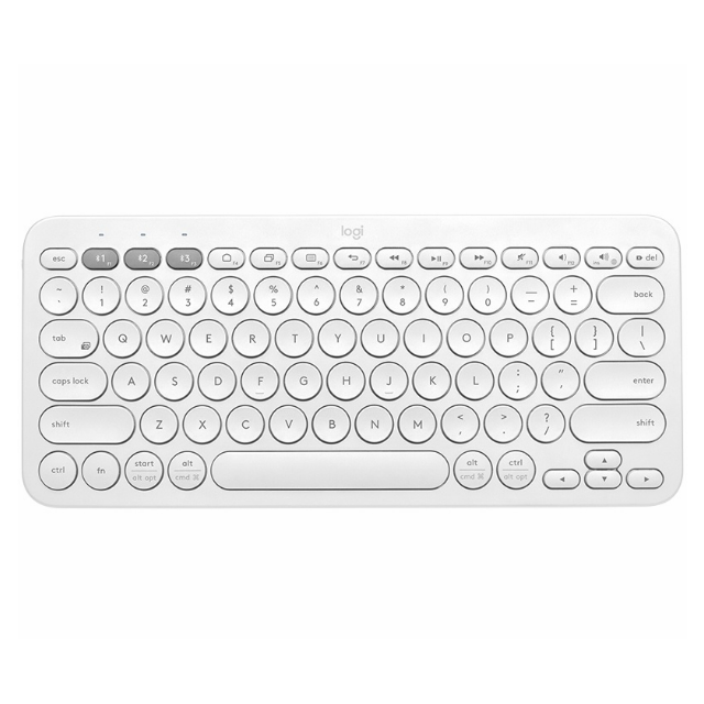 Teclado Logitech K380 White Bluetooth Multi Dispositivo